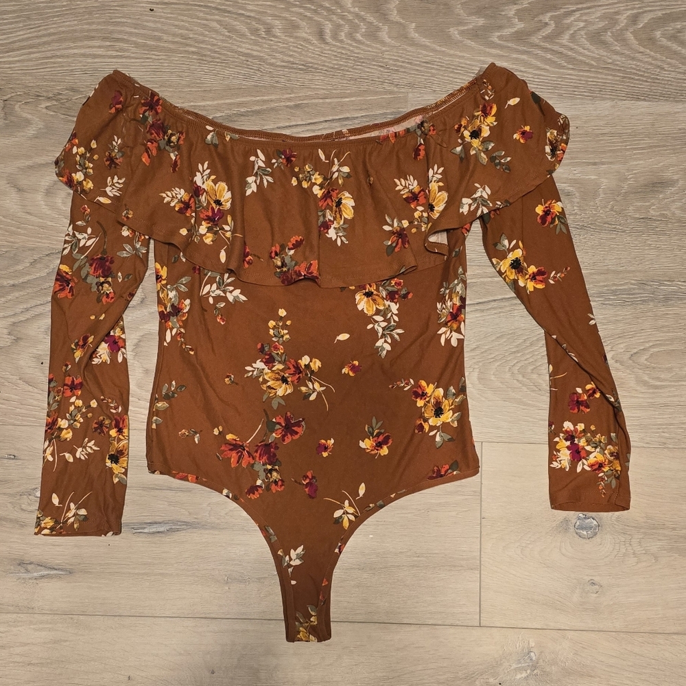 Floral Off-Shoulder Bodysuit